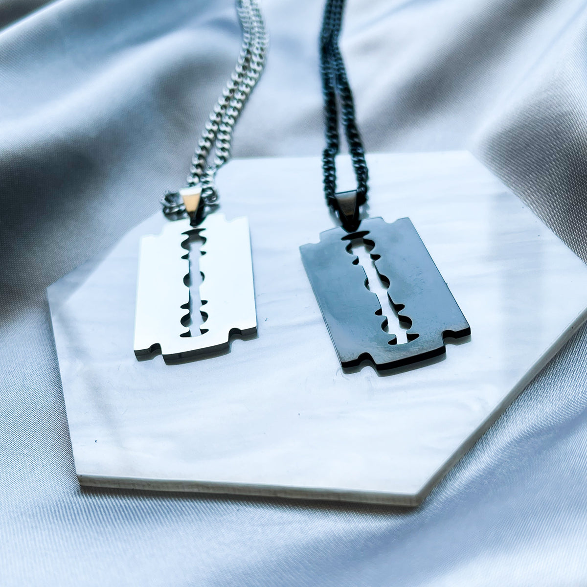 Razor Blade Necklace – Saash Co